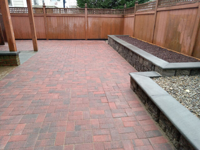 Backyard Patio in Friendship Heights (After)