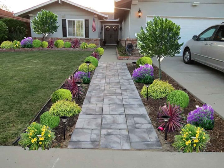 Paver walkway